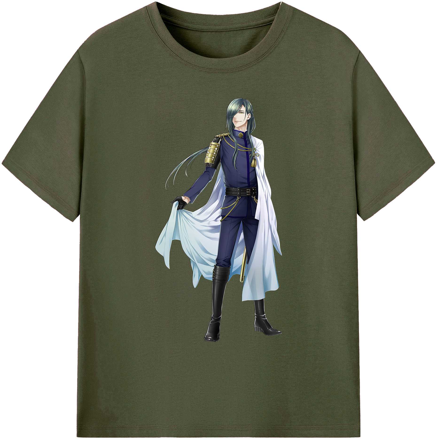 （画像用） 刀剣乱舞 Touken Ranbu 綿100％ メンズ半袖Tシャツ｜肌触りやわらか＆通気性